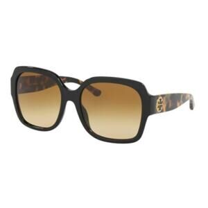 TORY BURCH ty7140 dark Havana tortoise gold logo sunglasses frames